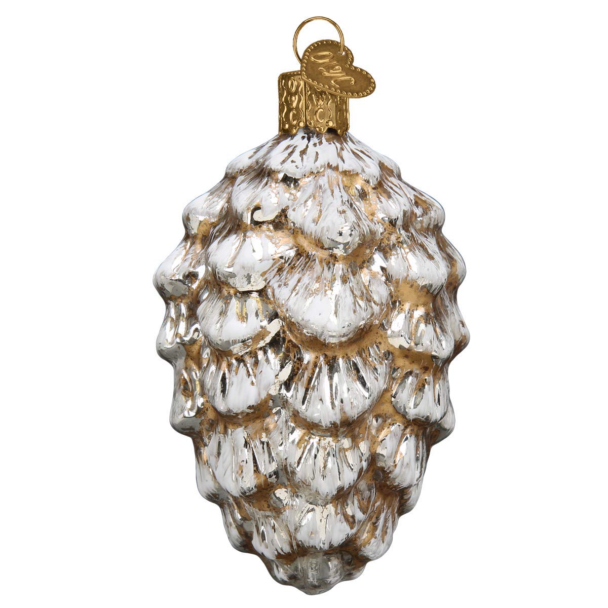 Amazon.com: Old World Christmas Vintage Ponderosa Pine Cone Glass